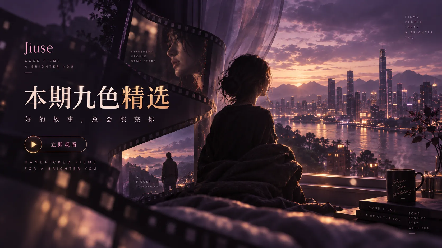 清晨的山谷视觉参考
